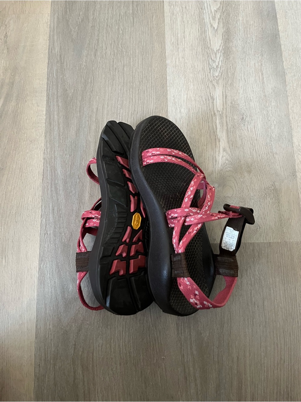 Chaco Pink Strappy Sport Sandals